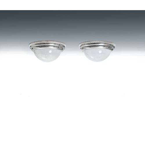 A PAIR OF CEILING LAMPS